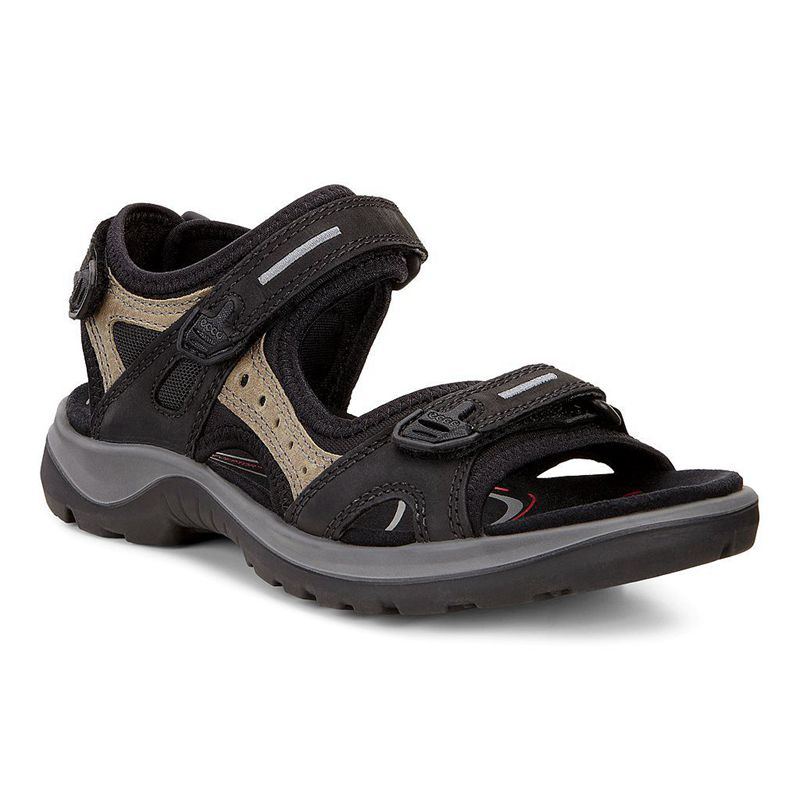 Sandalias Ecco Offroad Para Mujer,Negras,182365-GAQ